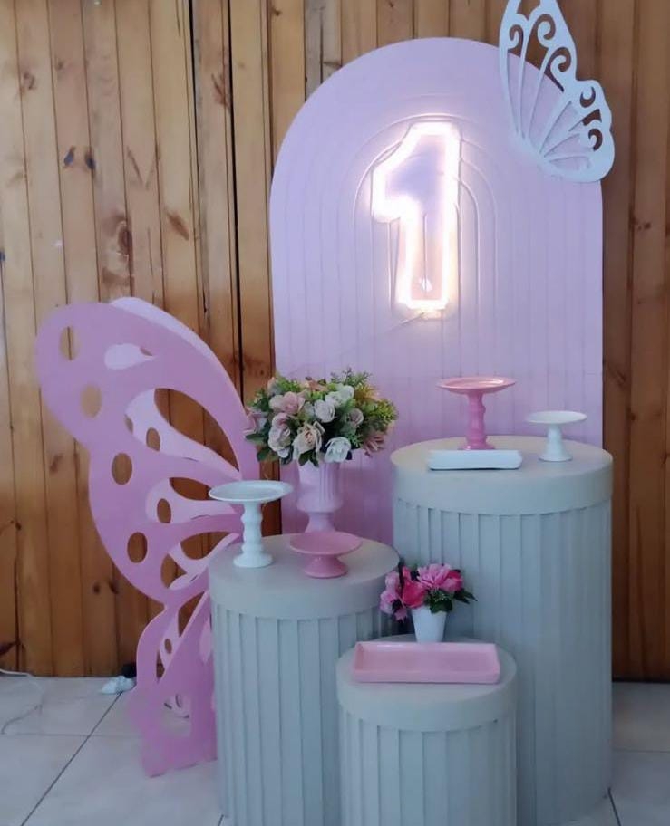 JARDIM BRANCO E ROSA 