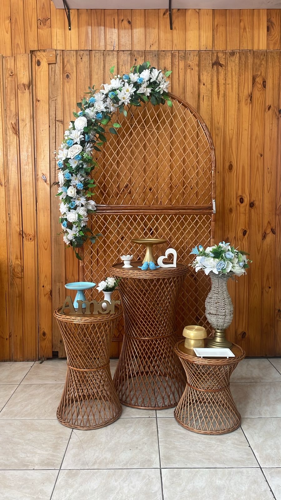 CASAMENTO BRANCO E AZUL BEBE 