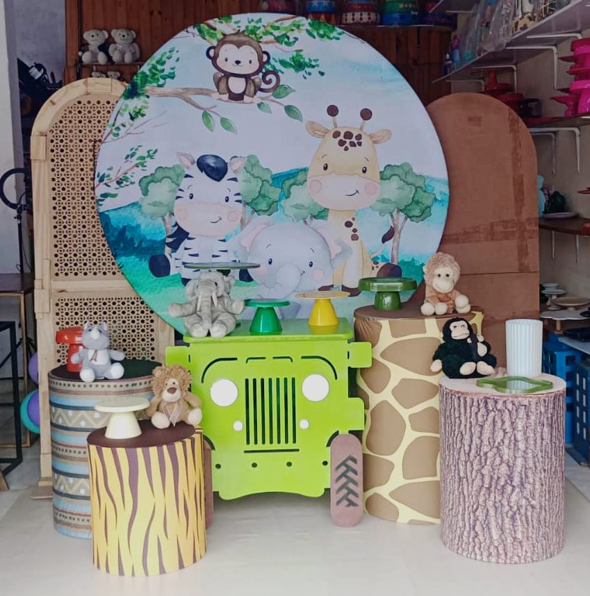 DECORAÇÃO MINI TABLE SAFARI