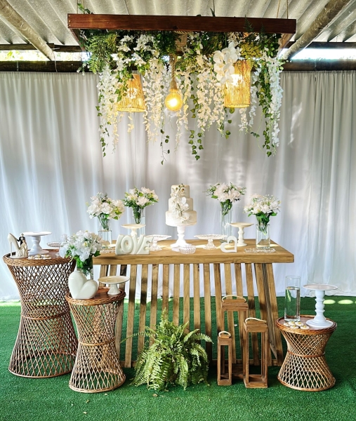 CASAMENTO BRANCO E VERDE