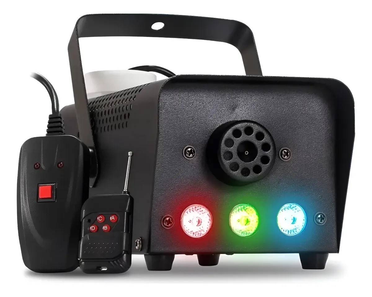 MÁQUINA DE FUMAÇA COM LUZ PORTÁTIL 127W SEM LÍQUIDO