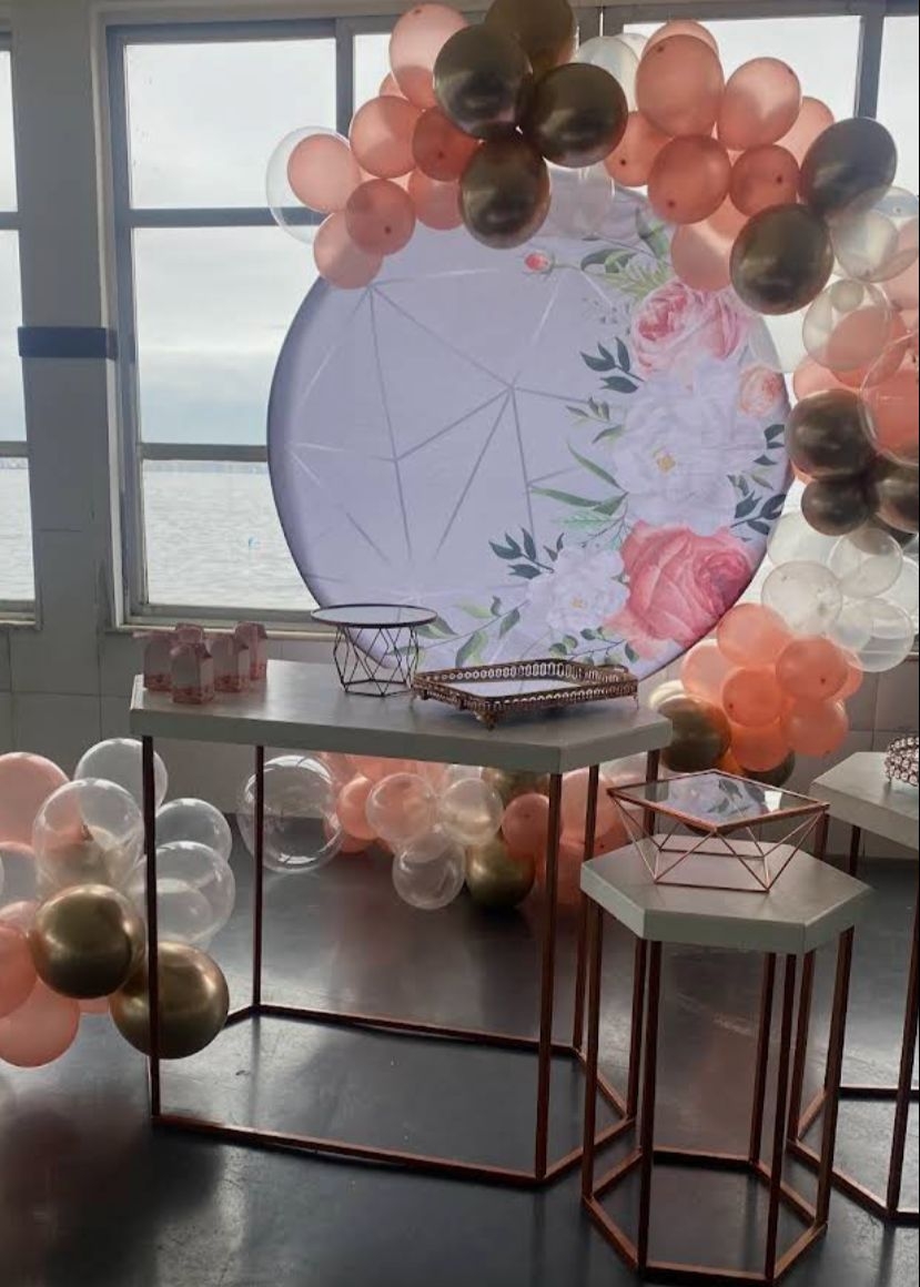 Kit completo Floral rosa 