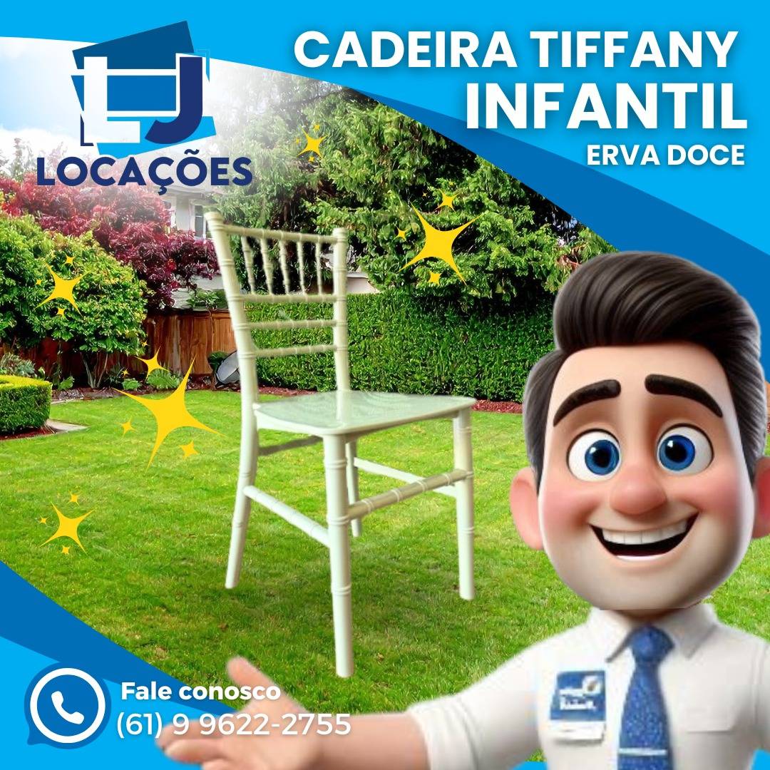 Cadeira Tiffany  Infantil Erva Doce