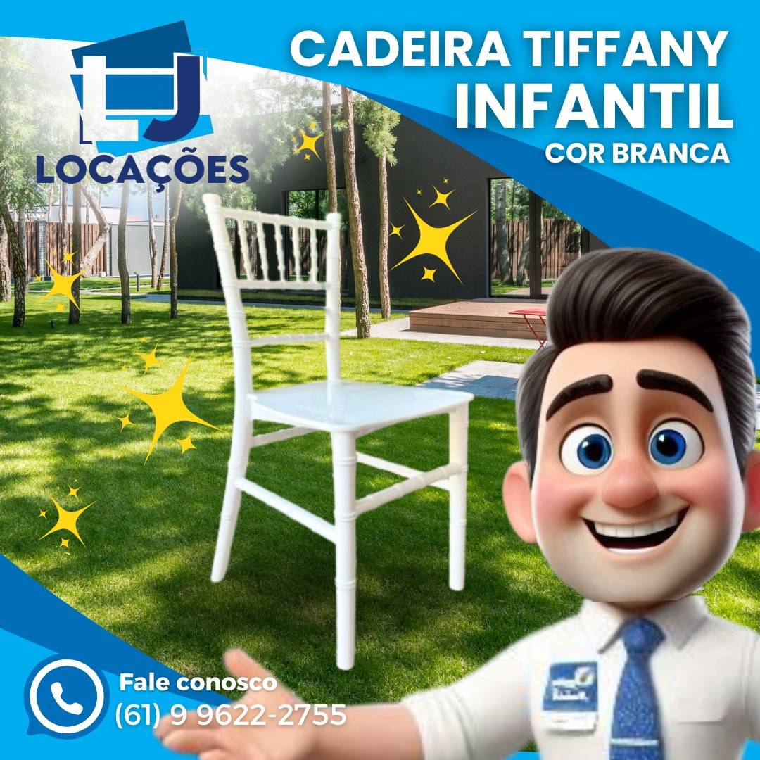 Cadeira Tiffany  Infantil Cor Branca