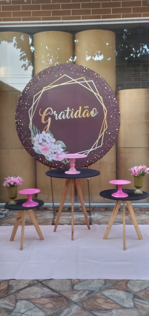 Gratidão Preto Rosa