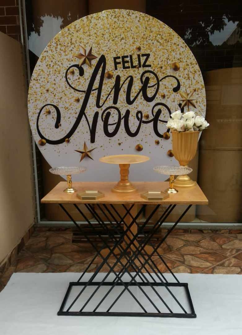ANO NOVO MESA DE FERRO PRETO
