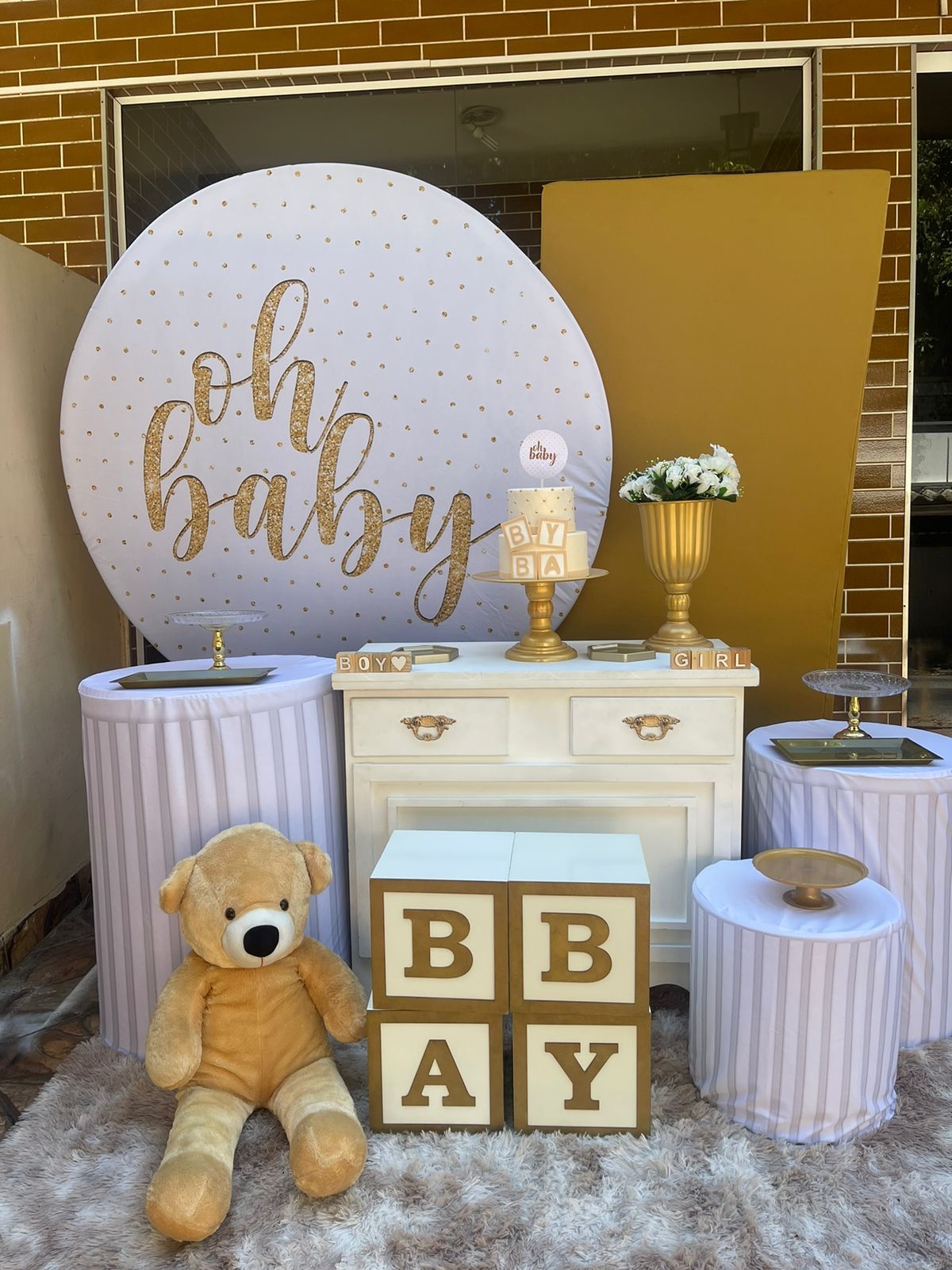 CHA DE BEBE OH BABY bRANCO