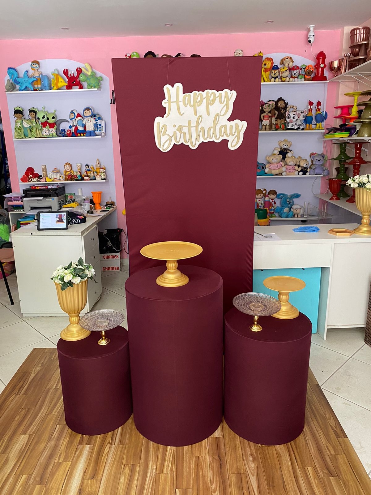 Vinho Retangular com cilindros 