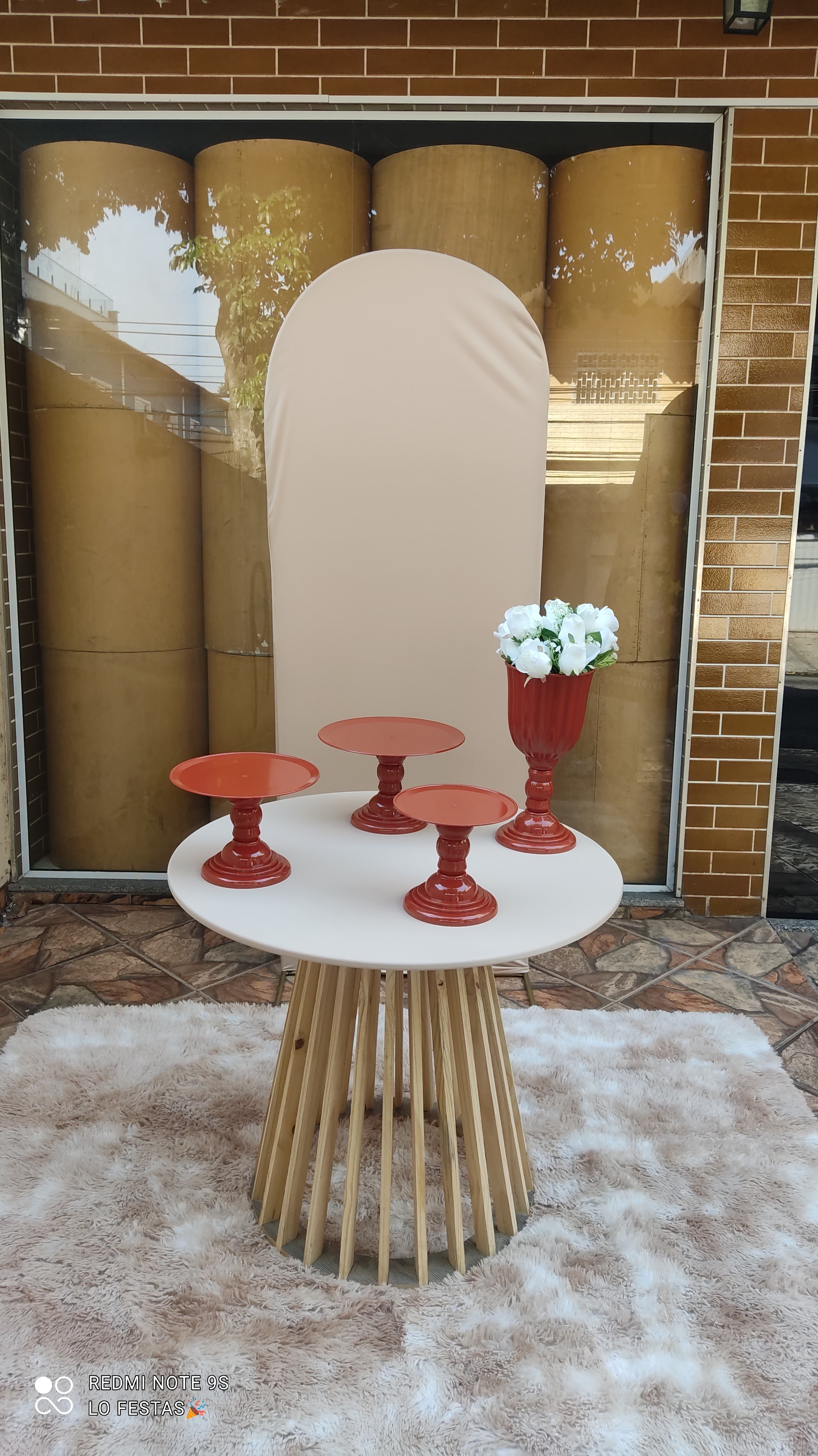 Rústico mesa cogumelo 2