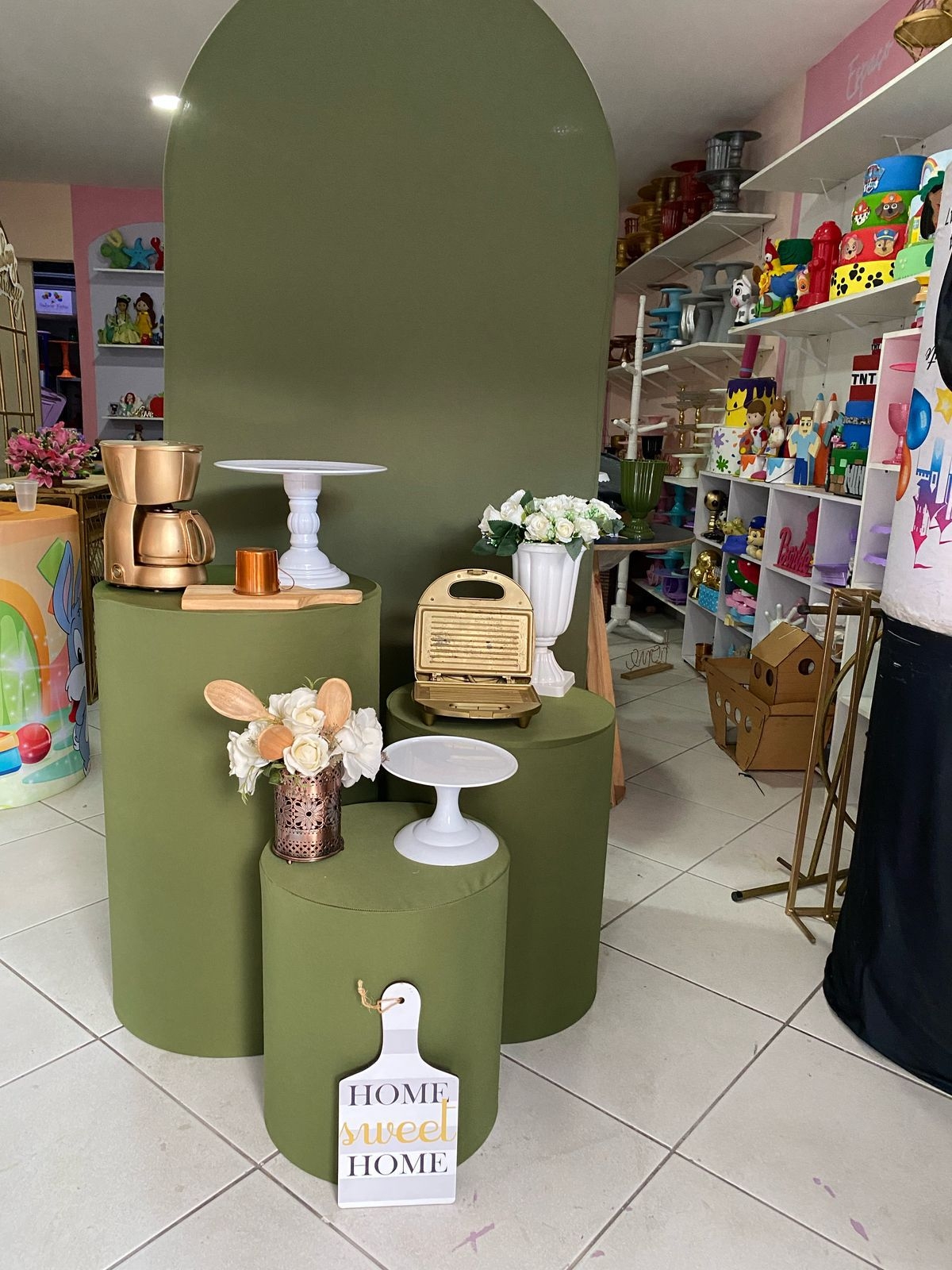 CHA DE PANELA VERDE OLIVA