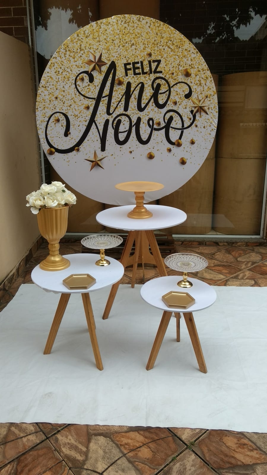 Ano novo 1 na mesa palito