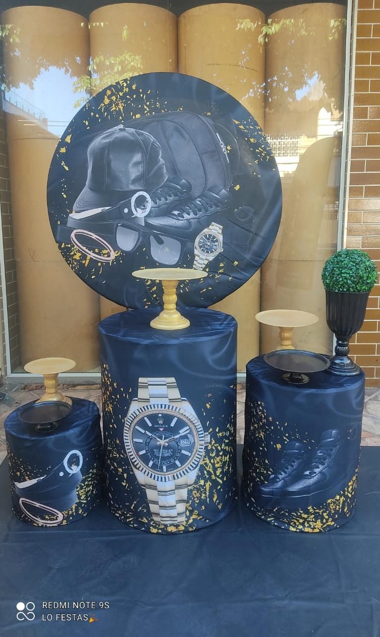 Masculino Bone e relogio