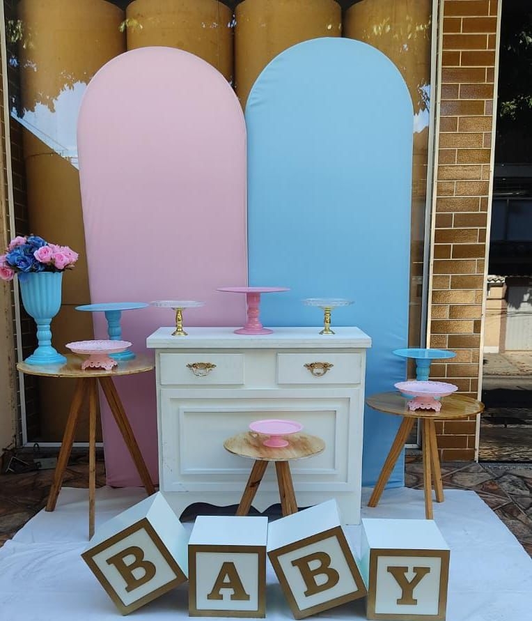 cha de bebe com palito