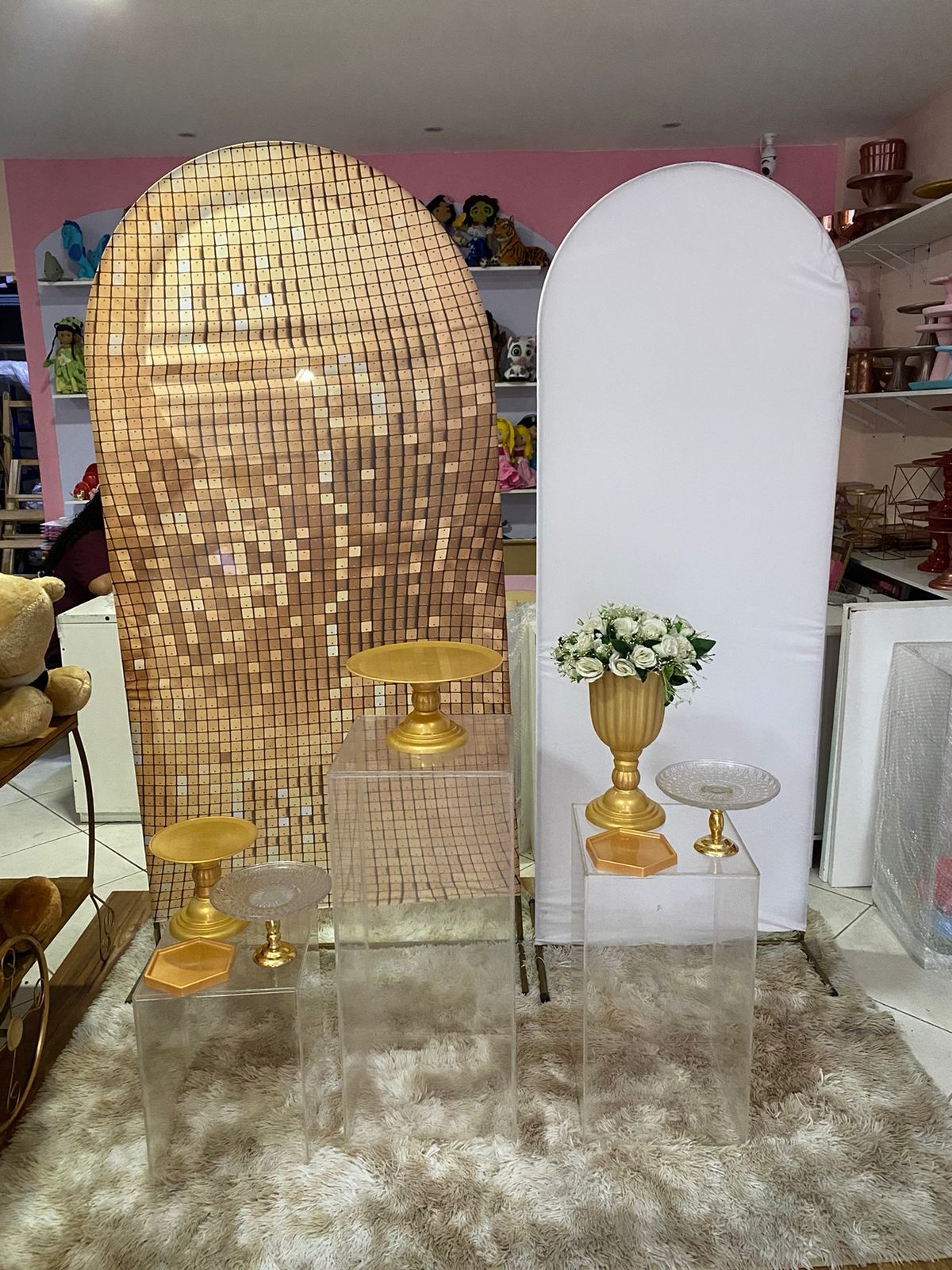 Dourado quadriculado