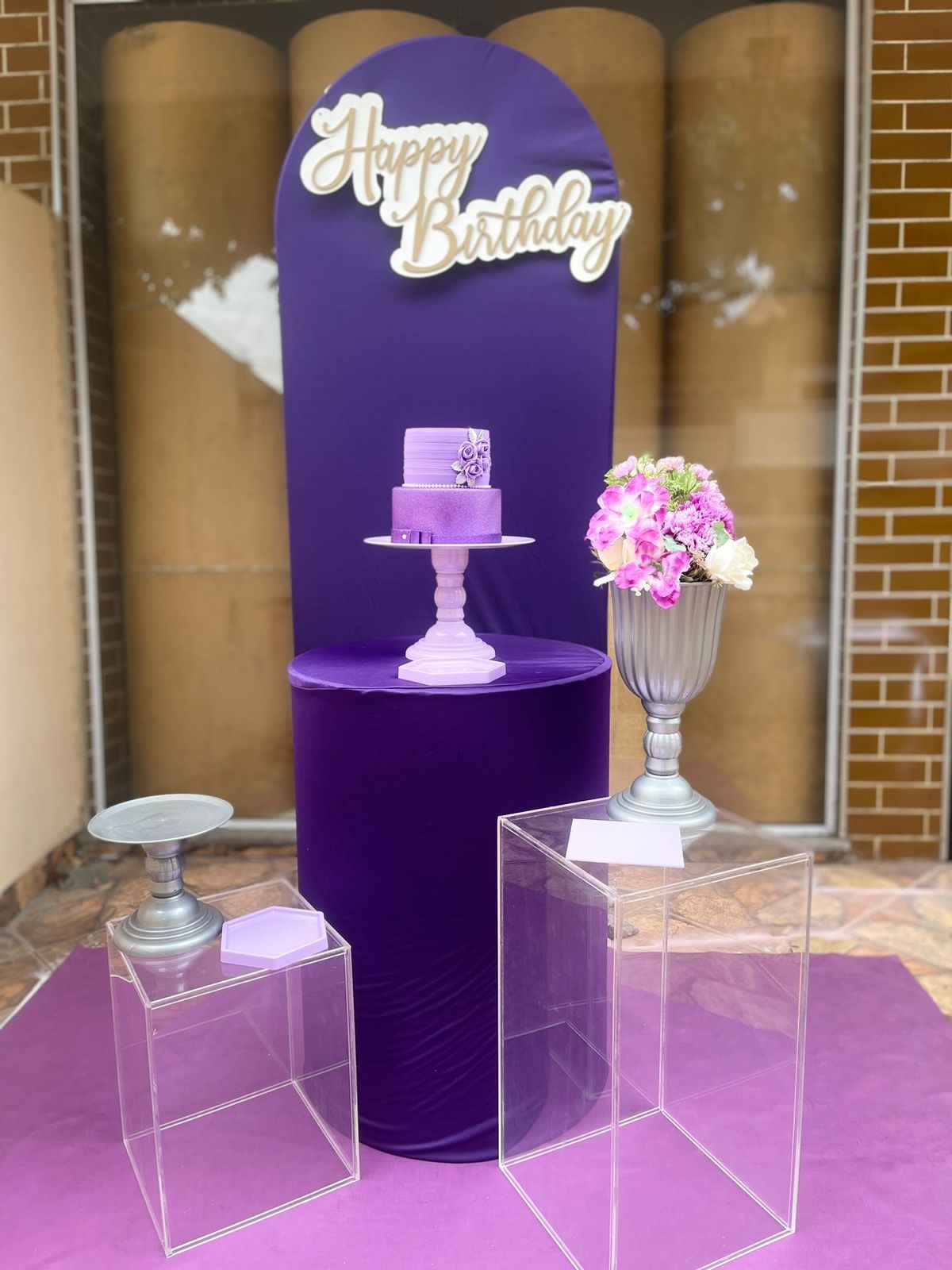 lilas & roxo acrilico