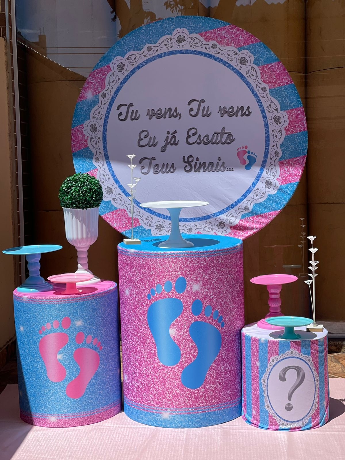 CHÁ REVELAÇÃO " TU VENS "