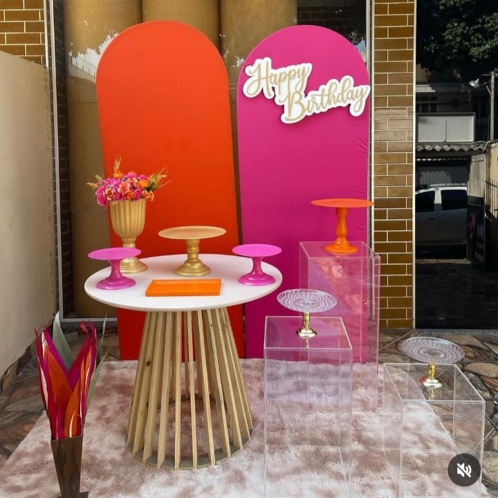 Orange Pink letreiro