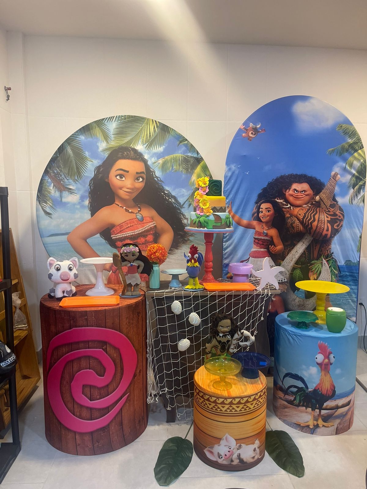 Moana Jovem com painel 2 x 1