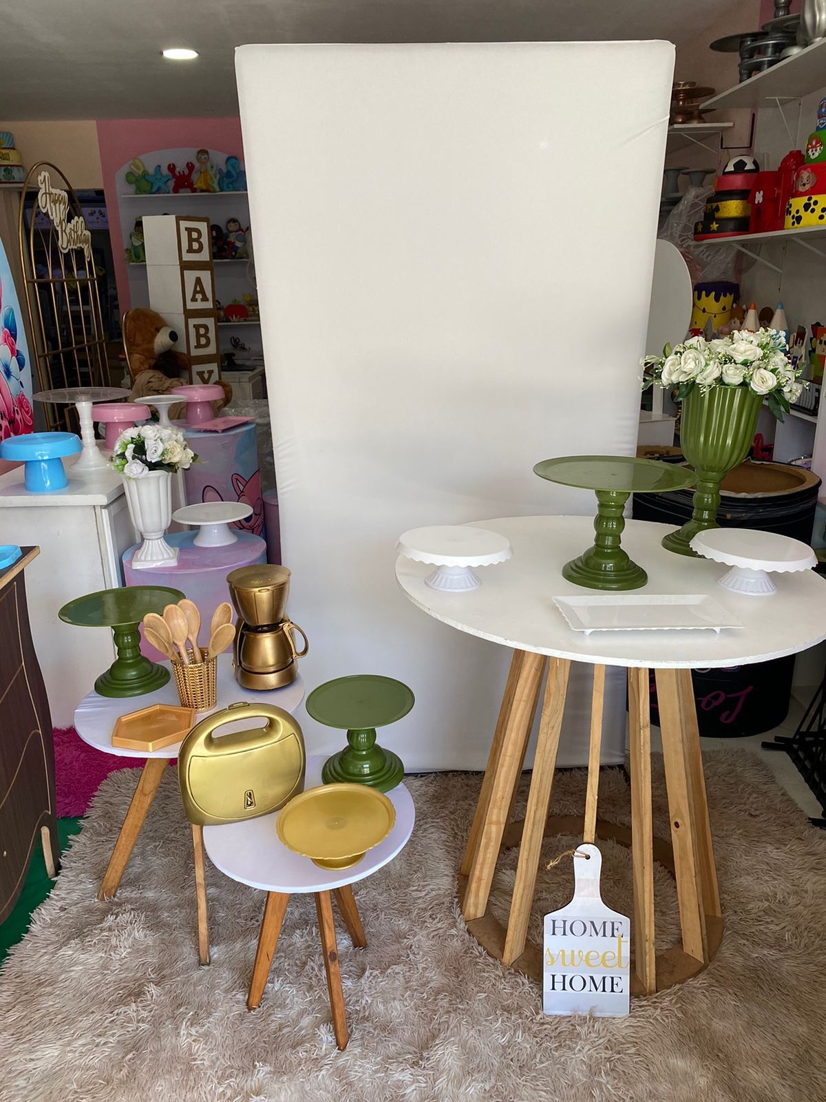 KIT CHA DE PANELA WHITE & OLIVA