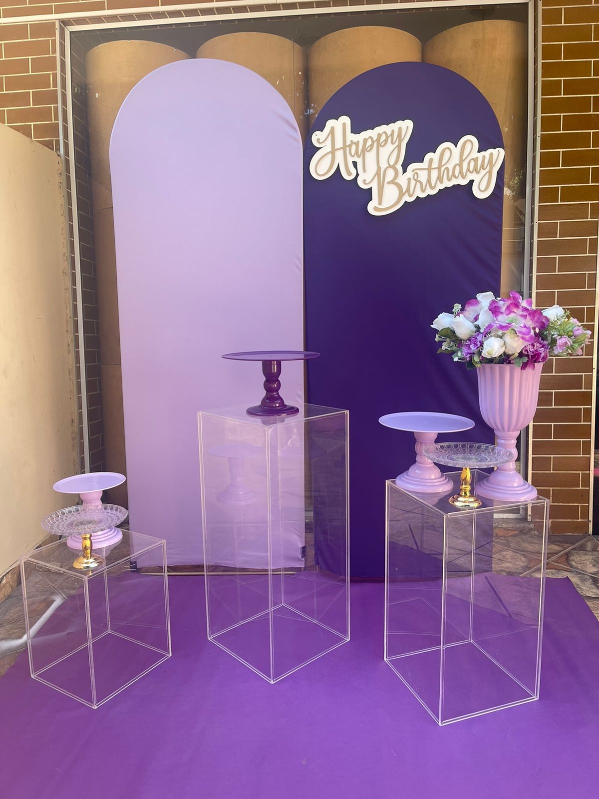 lilas & Roxo romano duplo