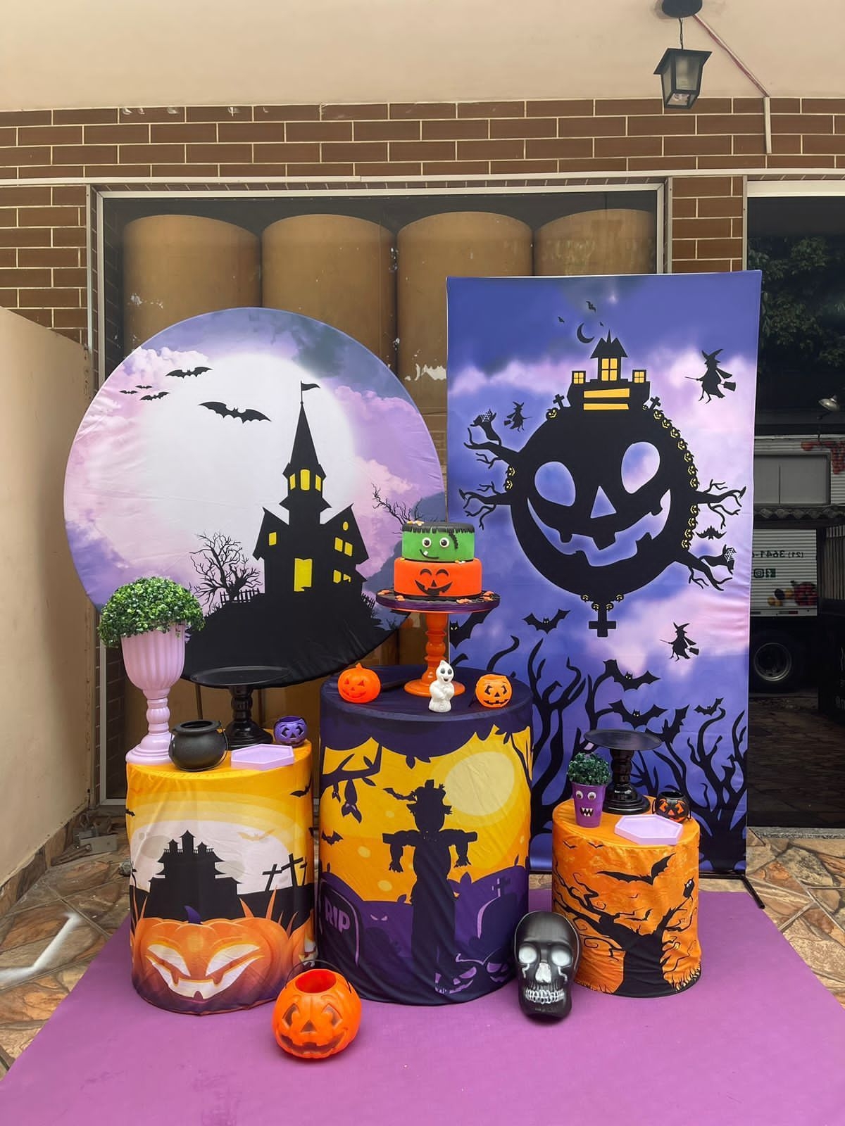 halloween com lateral