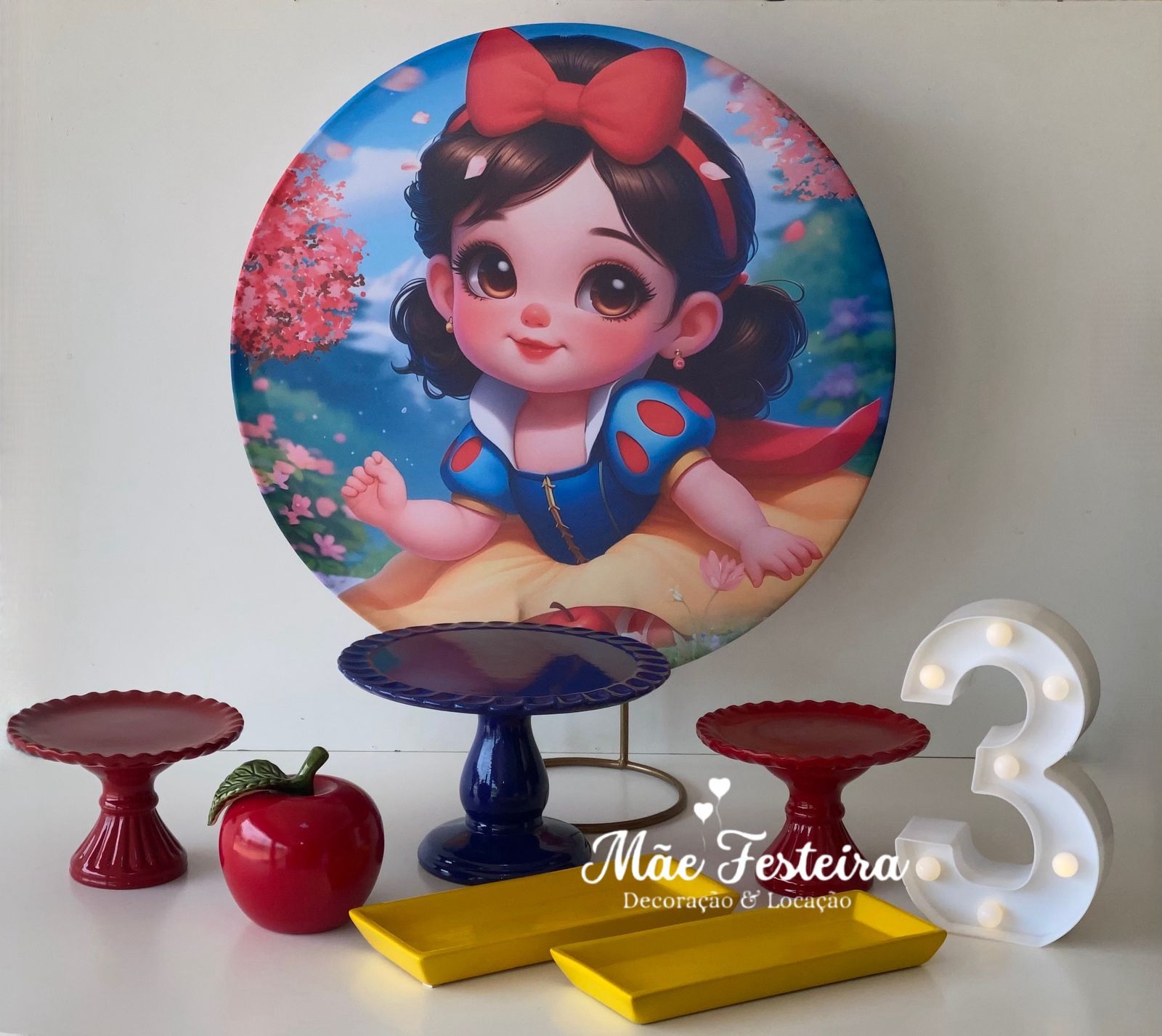  KIT FESTA BANCA DE NEVE BABY| MINI BOX