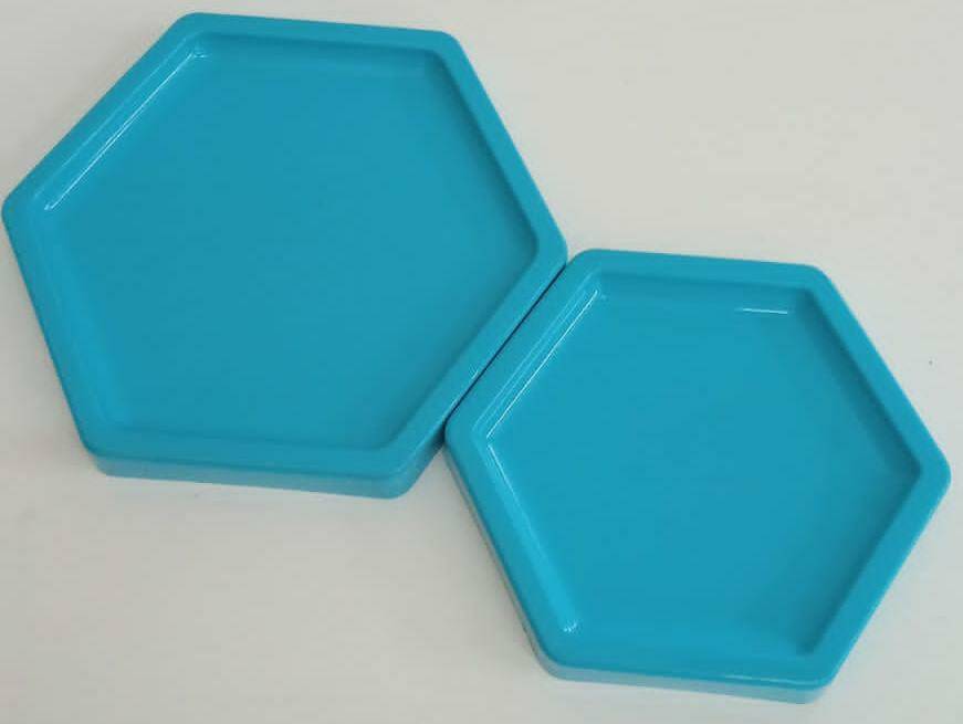 Bandeja Tiffany Sextavada P