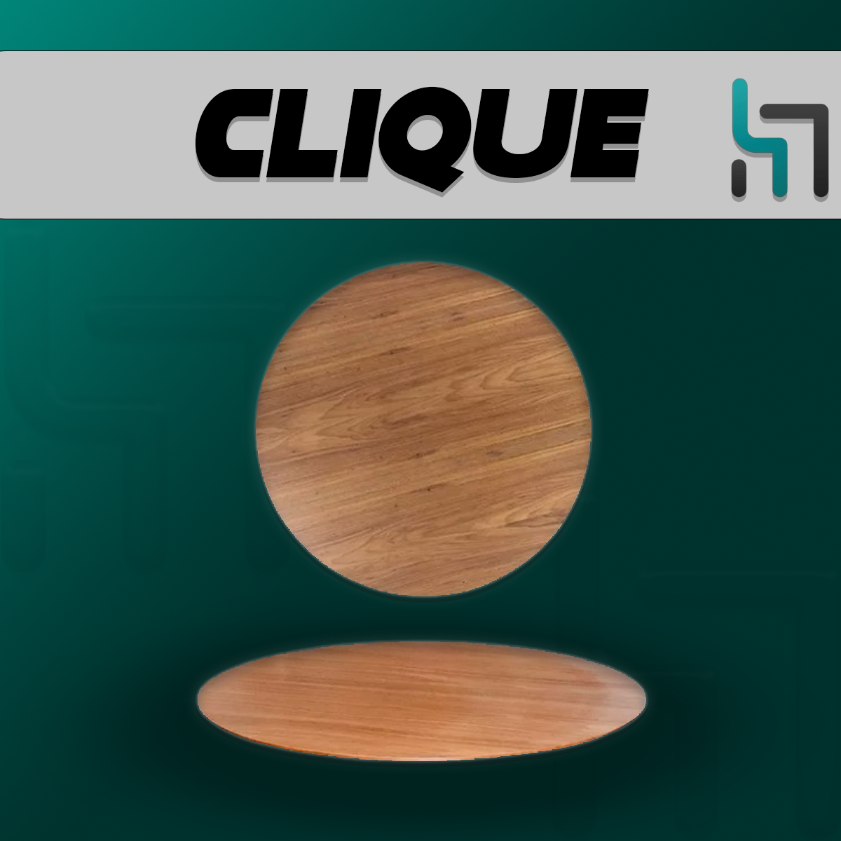 TAMPÃO REDONDO  MDF