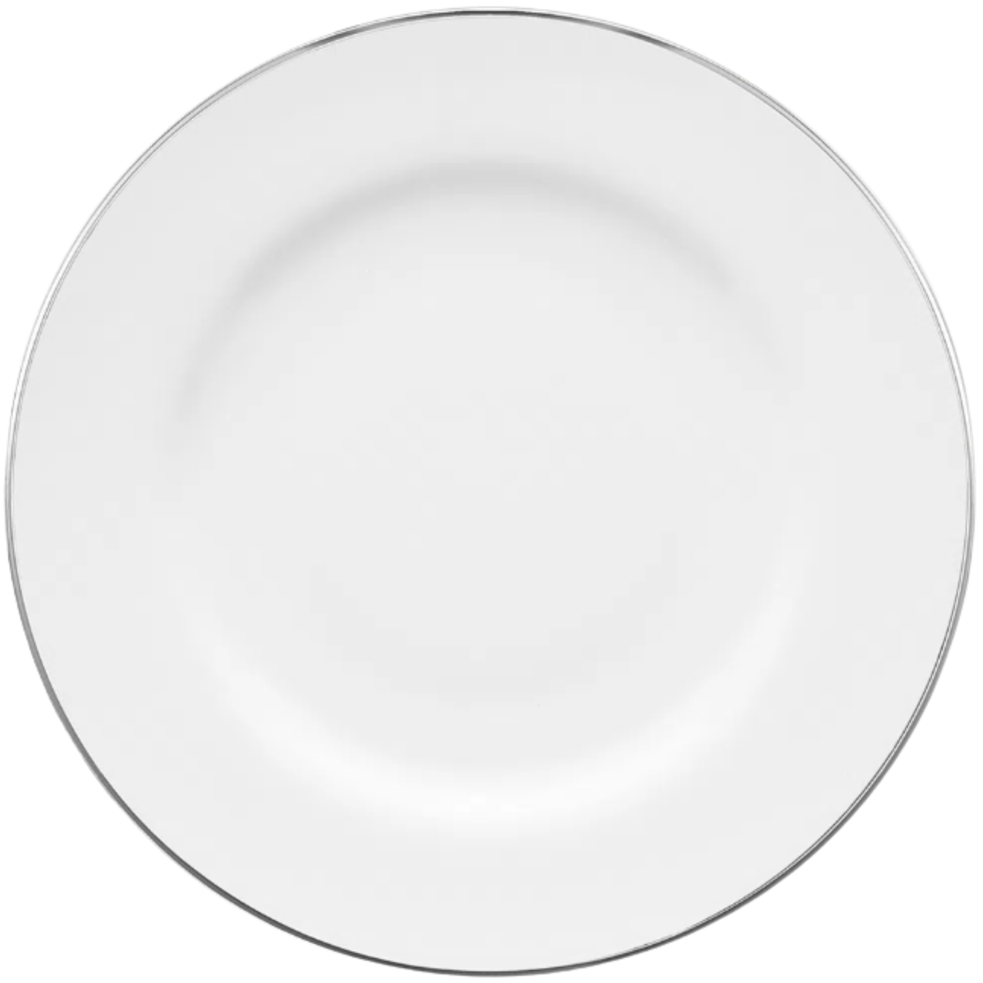 PRT032 - Prato Raso Branco Filete Prata