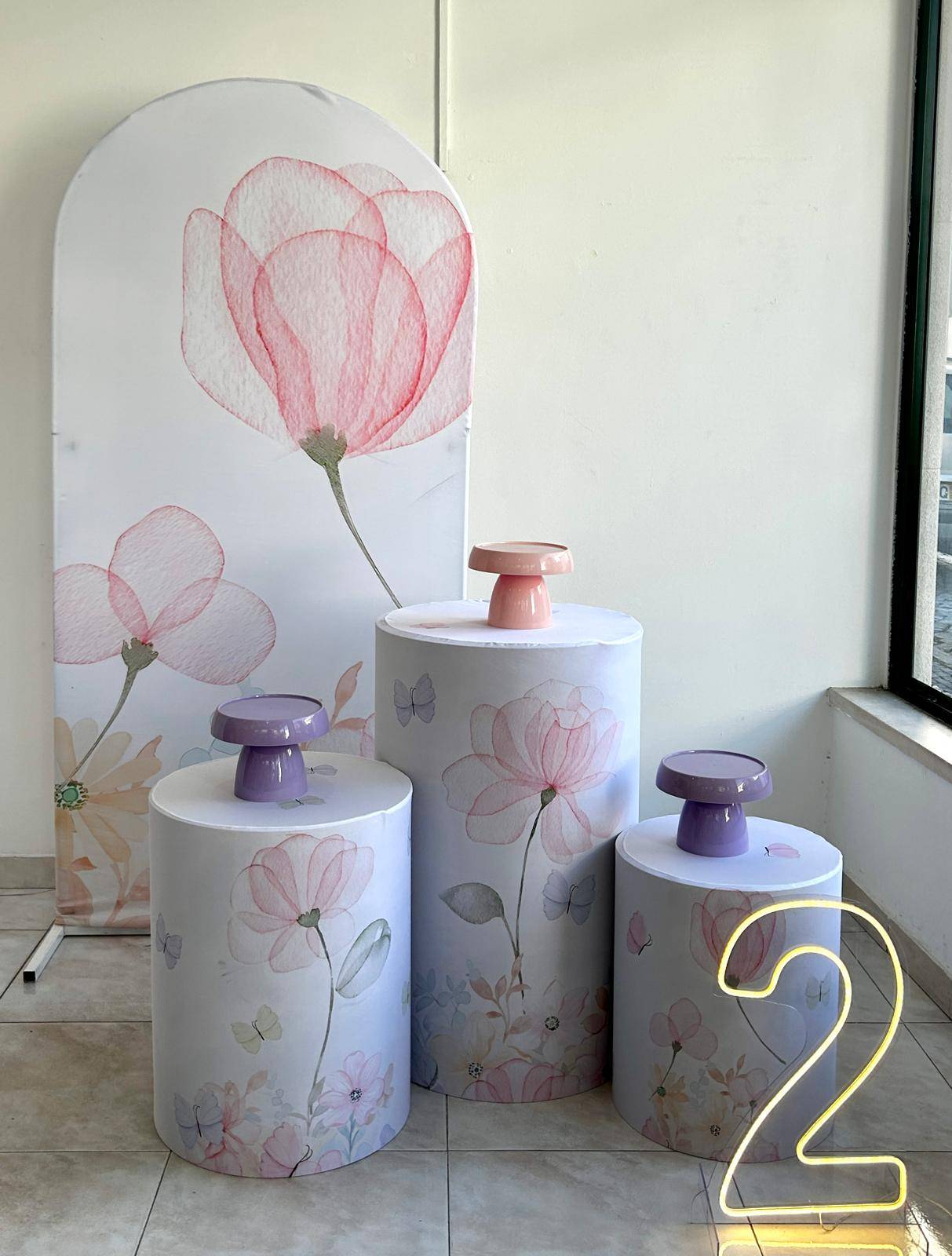 Painel Romano Jardim Clean Fechado
