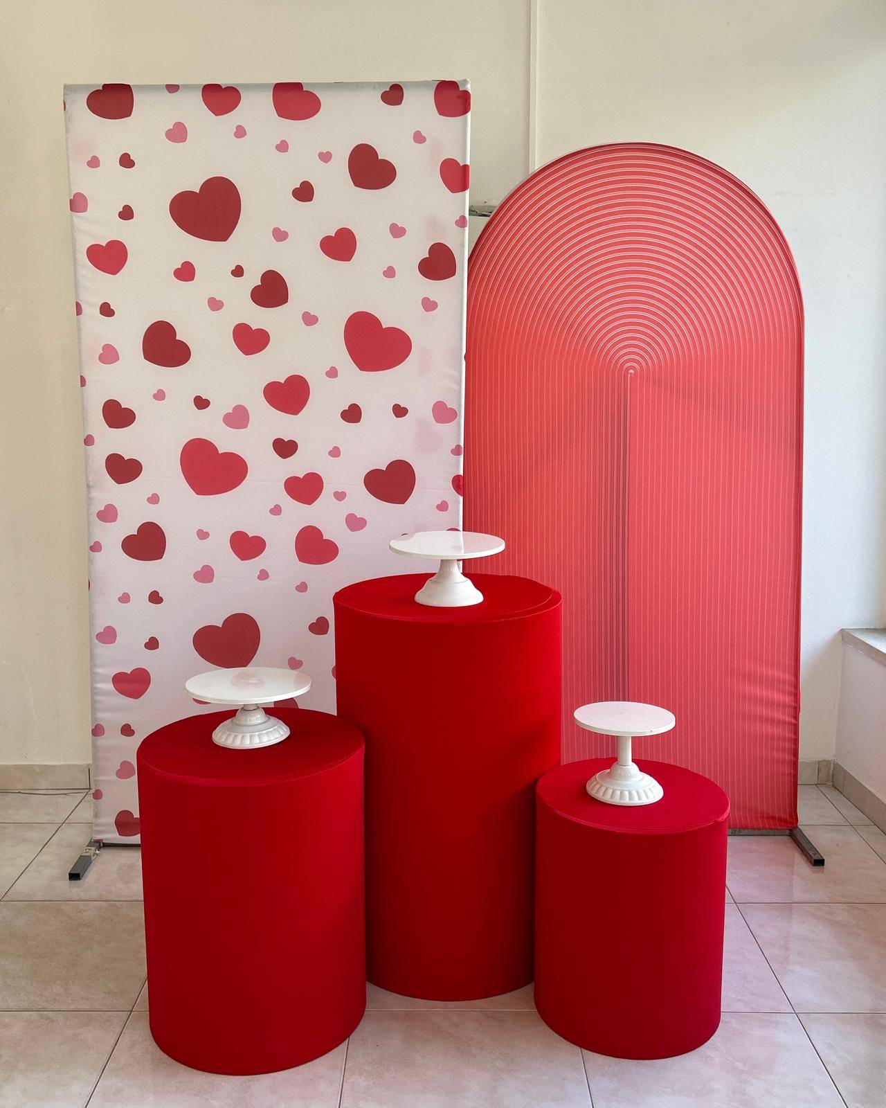 Painel Retangular Corações