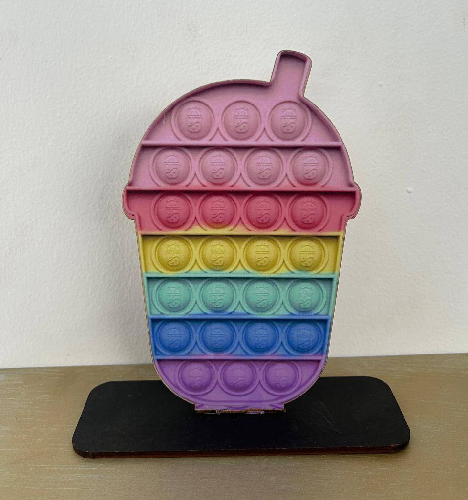 Display MDF Mesa Milk Shake