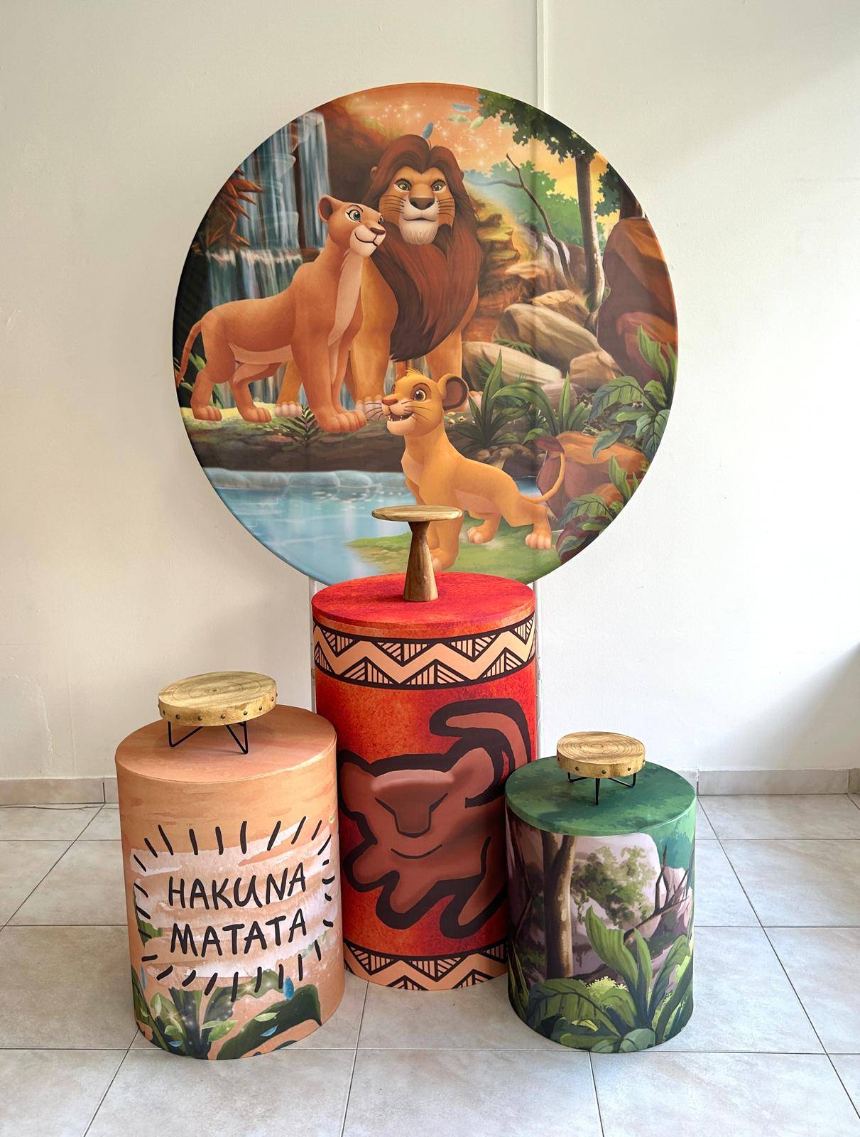 Trio Capas Cilindros hakuna Matata