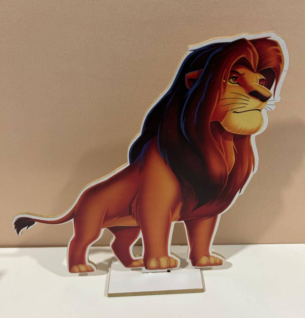 Display Mesa MDF Rei Leão