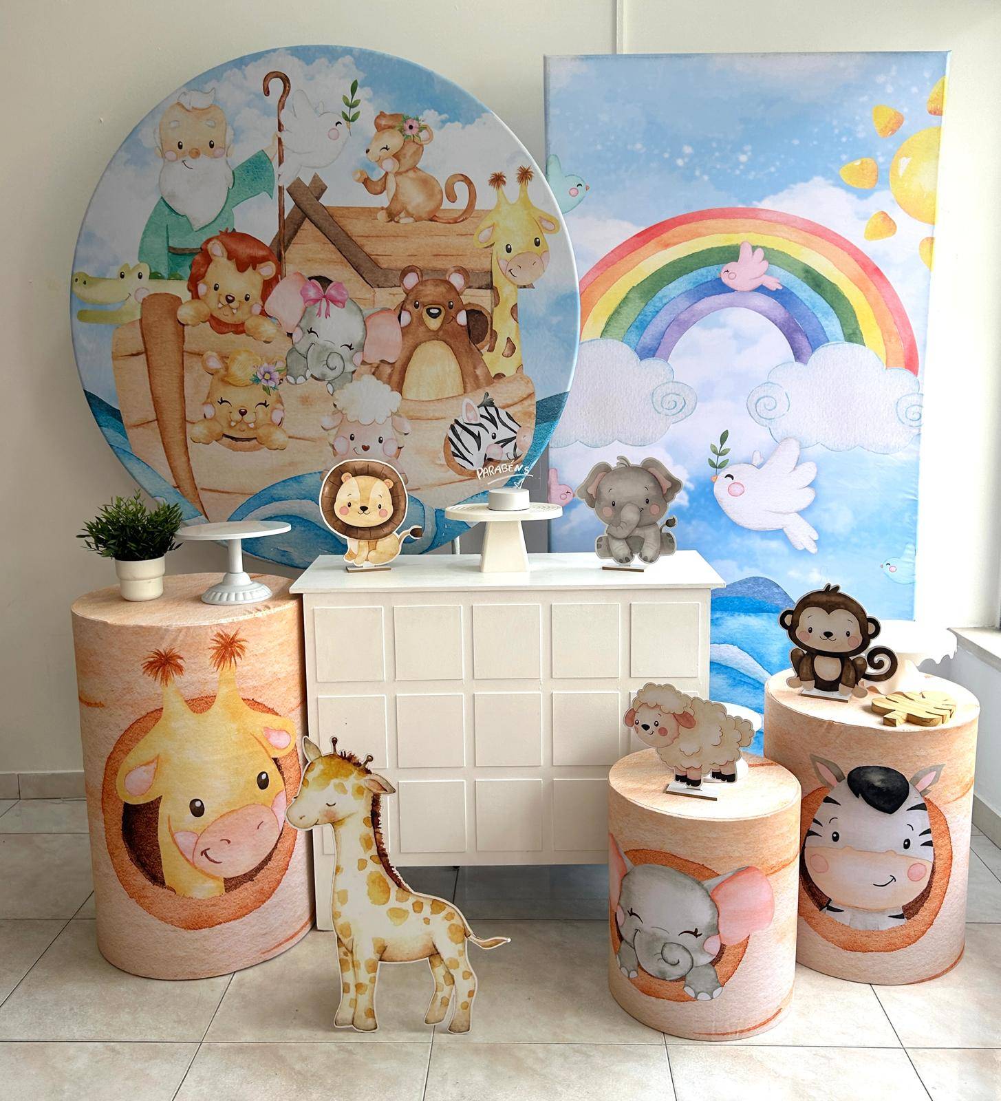 Painel Retangular Arca de Noé