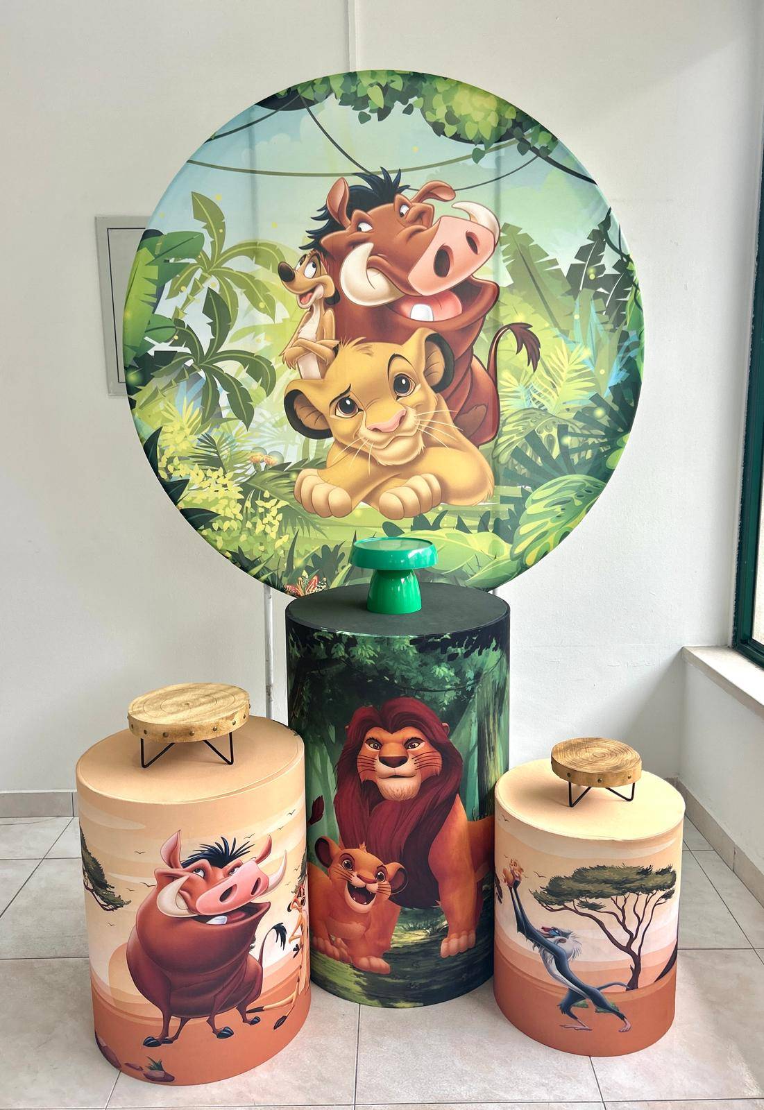 Trio Capas Cilindros Rei Leão T e P