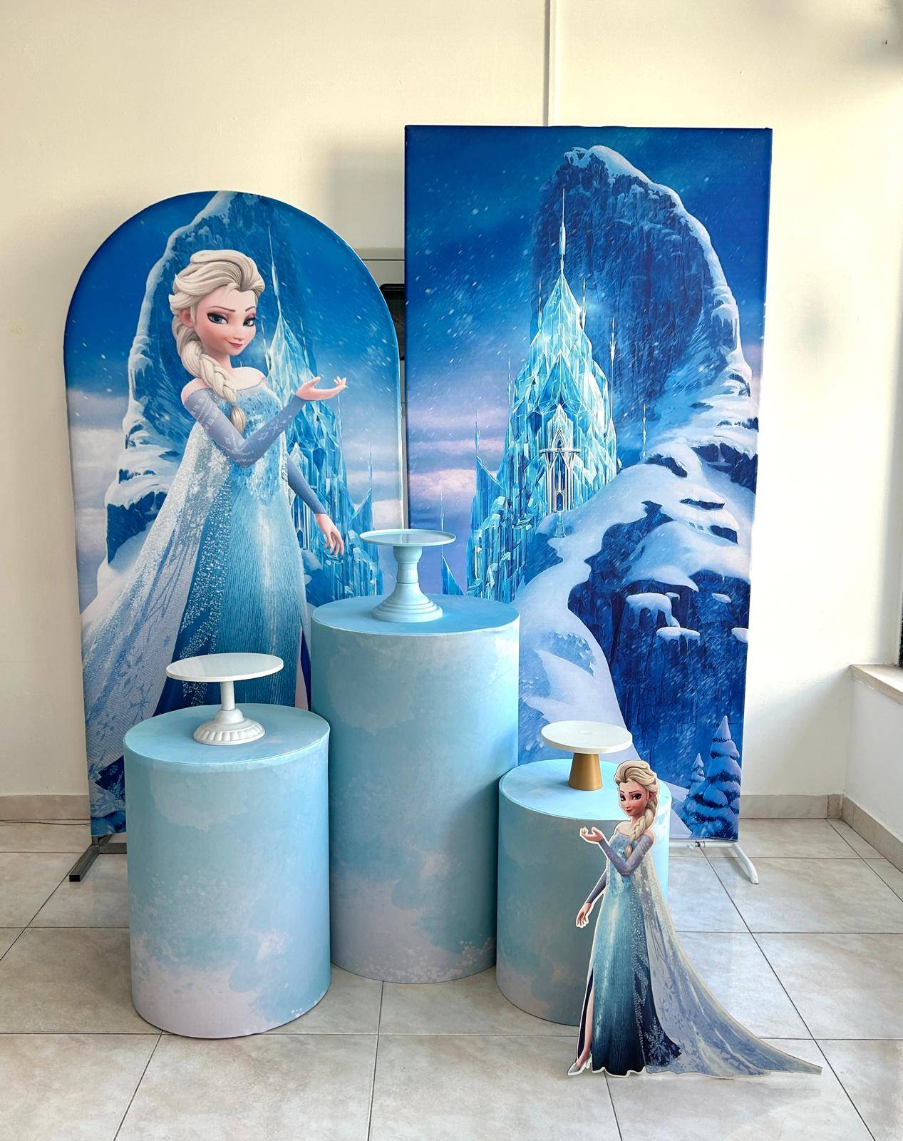 Painel Romano Elsa Frozen