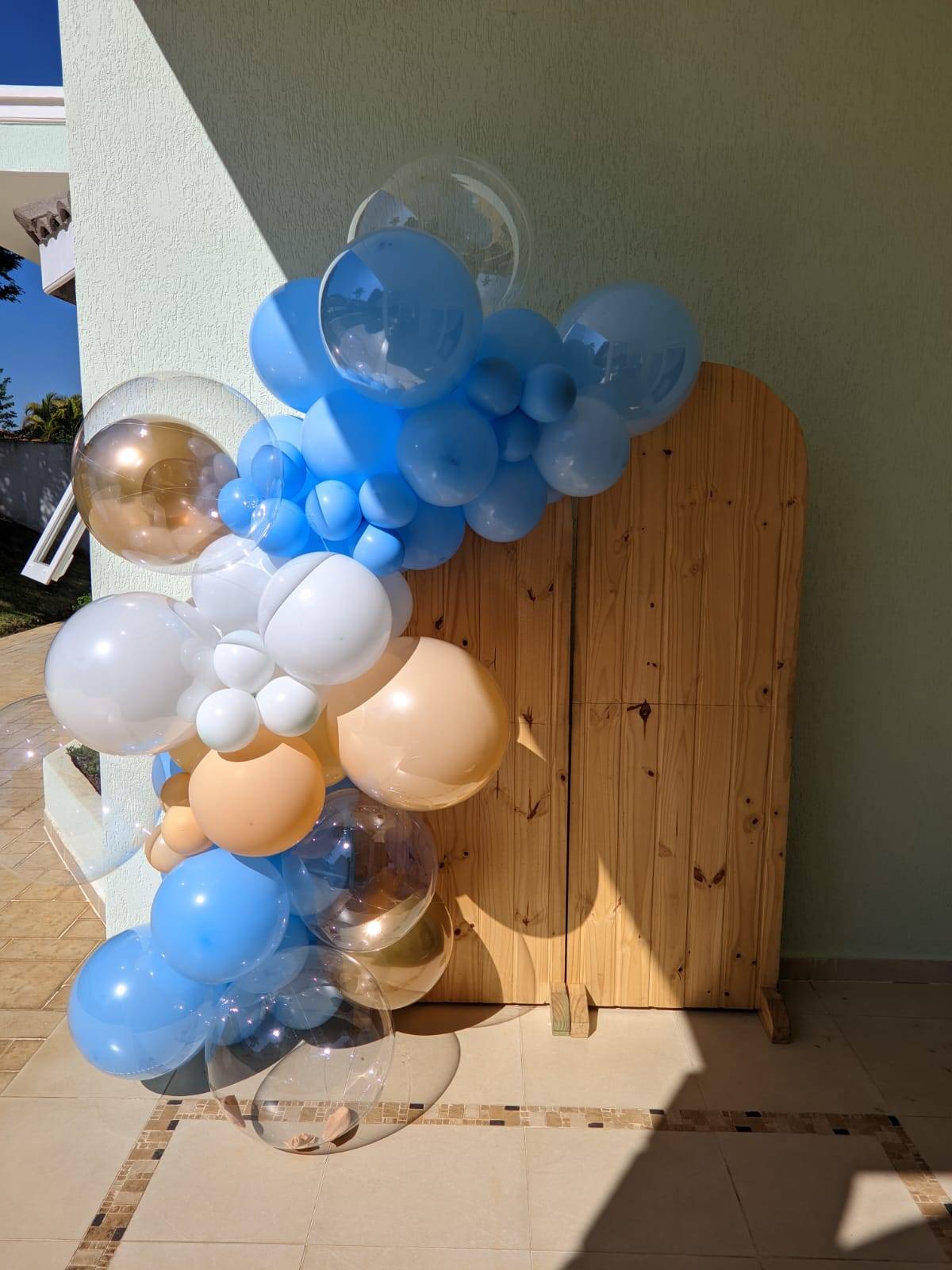 Arco de Balão Artesanal Liso