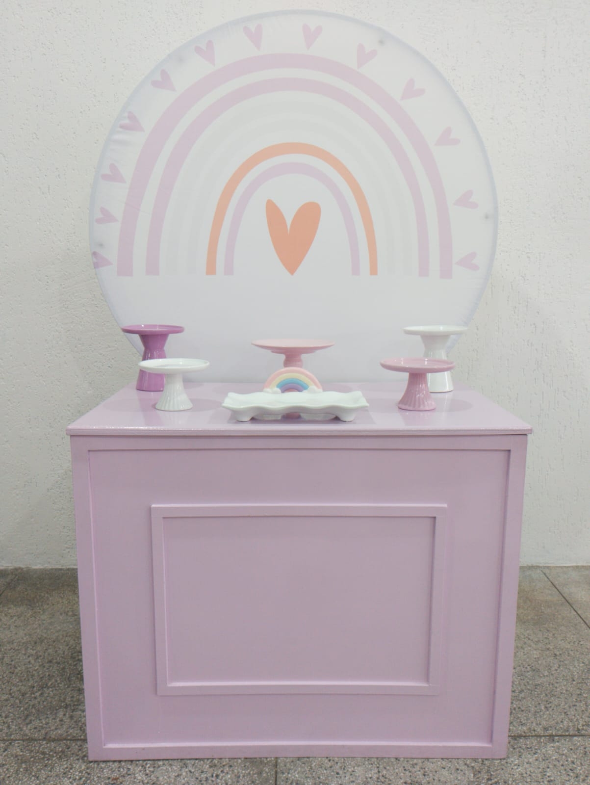 Arco Íris Boho Lilás