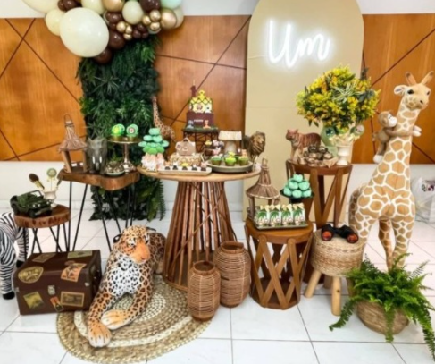 Kit Safari sugestão usando o fundo do local