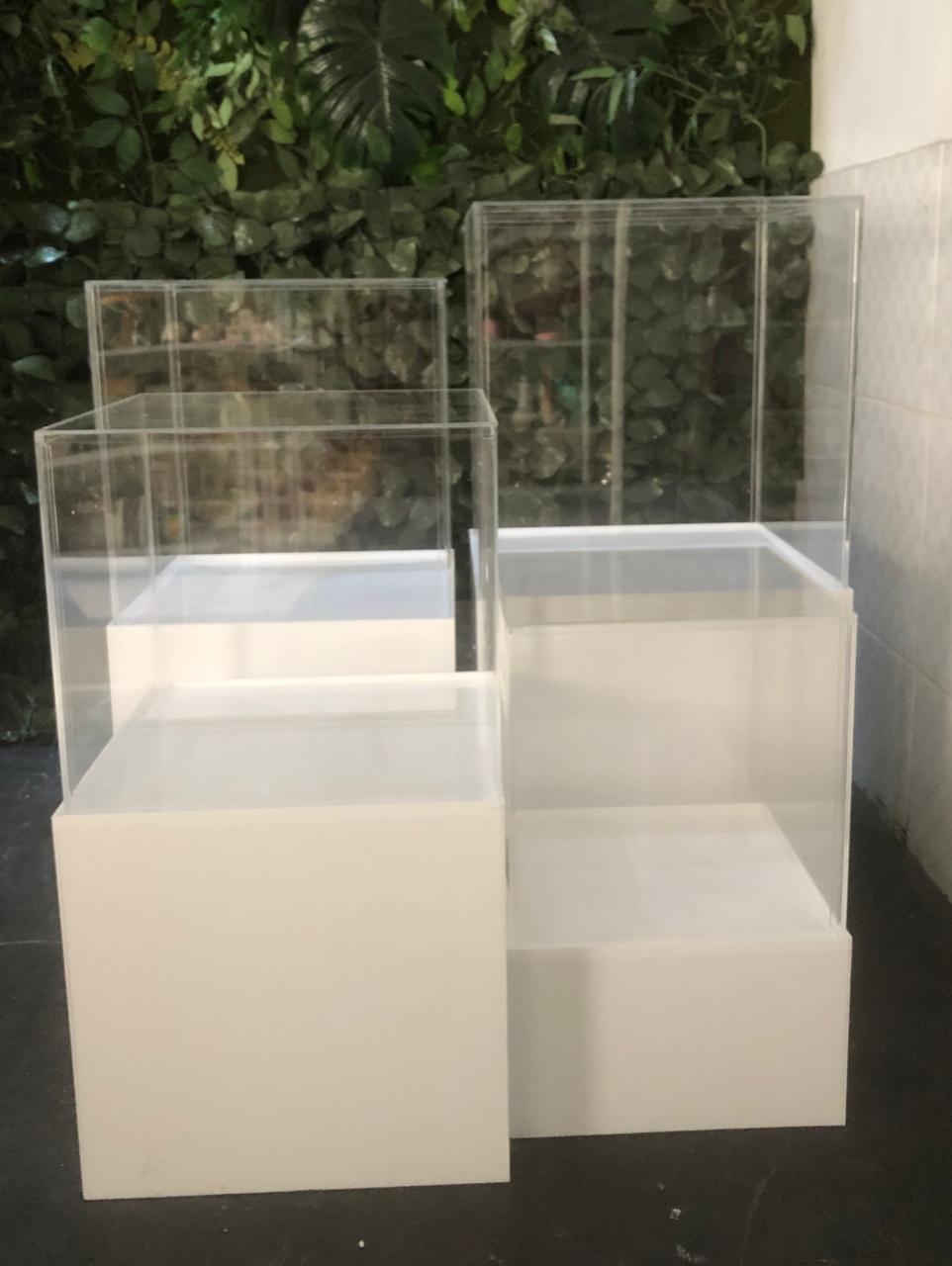 kit de acrílico  vitrine 