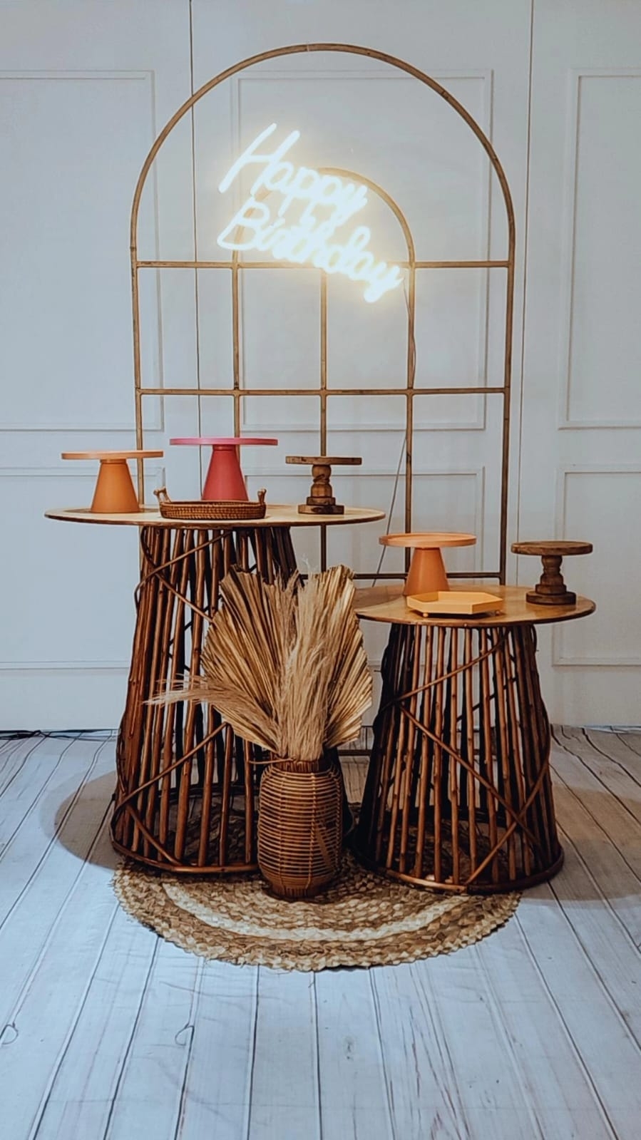 kit rattan com palha II