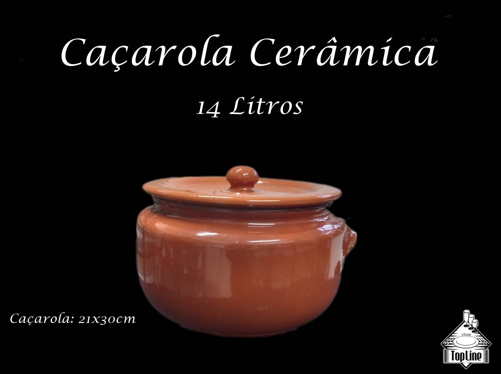 Caçarola CERÂMICA - 14 Litros