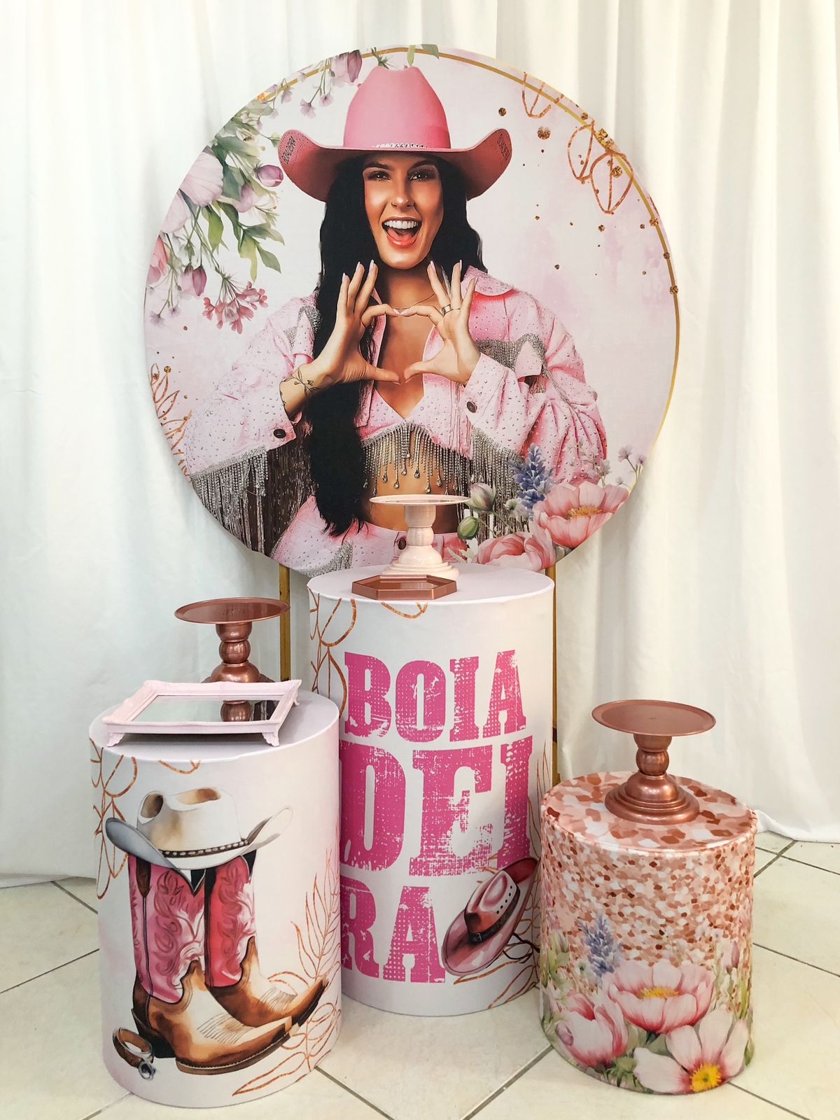 Ana Castela kit prata 