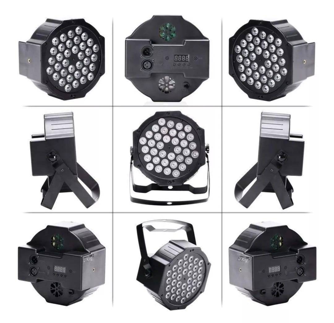 CANHÃO DE LED 36 LED RGB